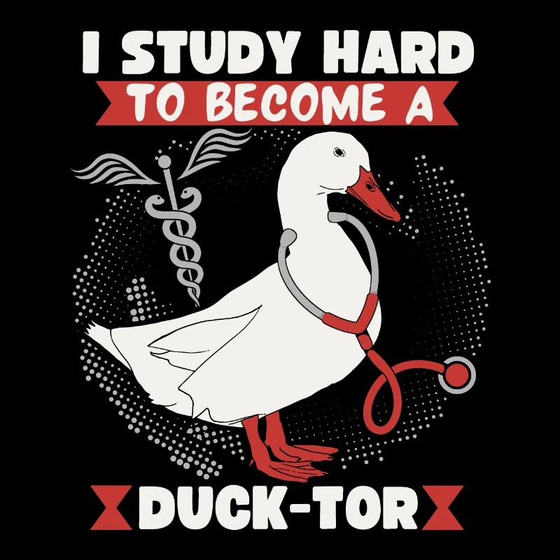 Medizinstudent, Arzt Witz Comic Ente Doktor Spruch