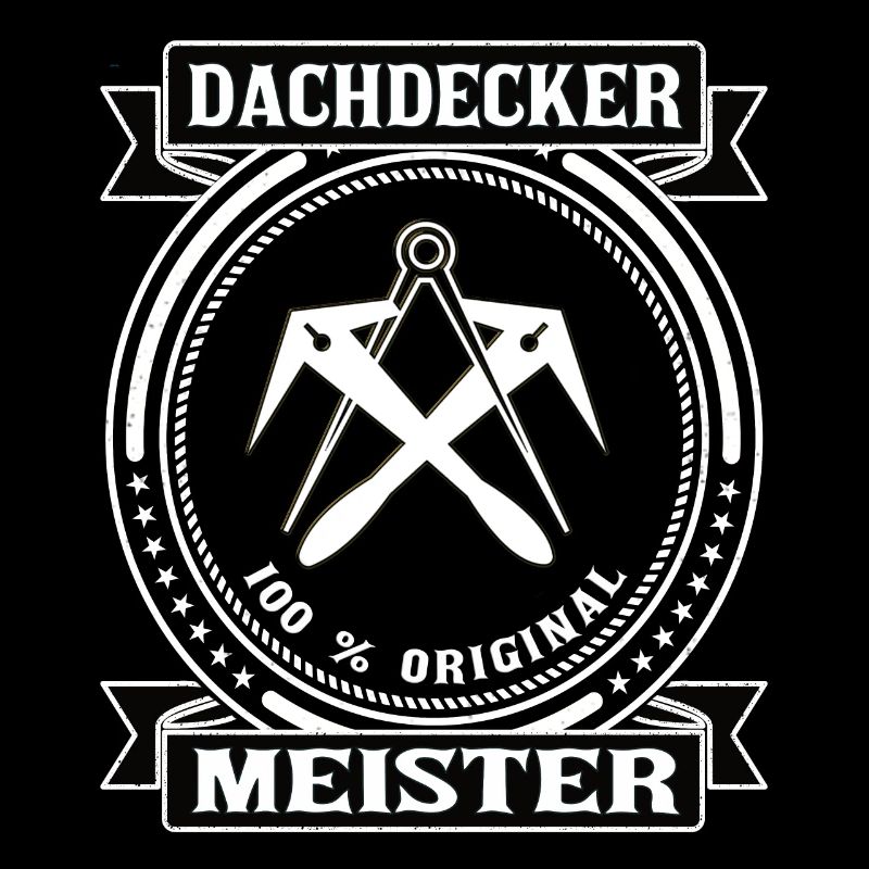 Dachdecker Meister Geschenk Retro