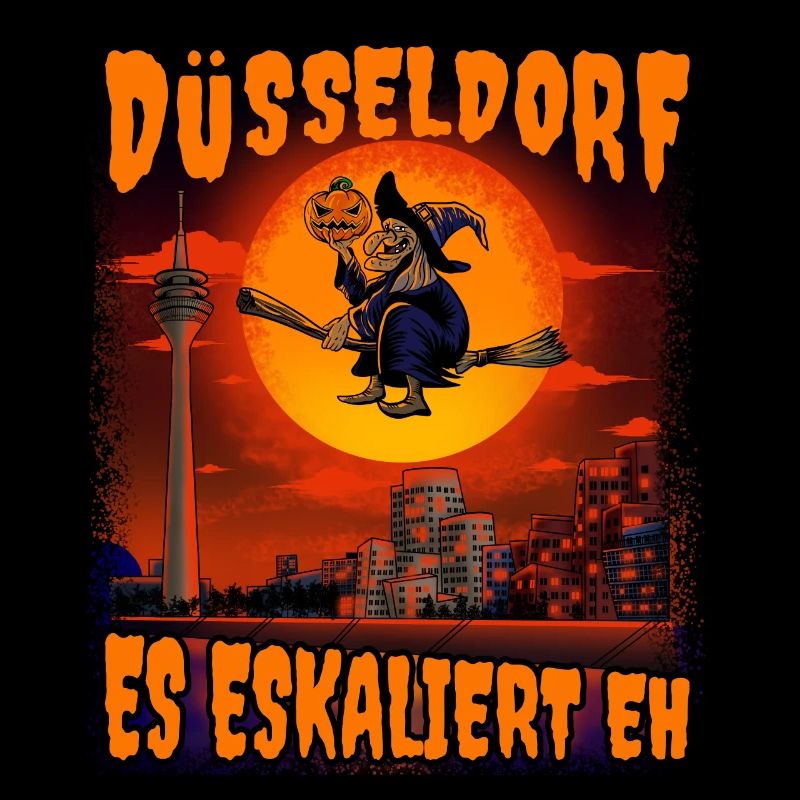 Düsseldorf Halloween es eskaliert eh