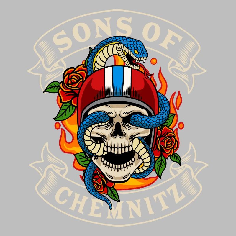 Chemnitz Biker Gift fils de Chemnitz