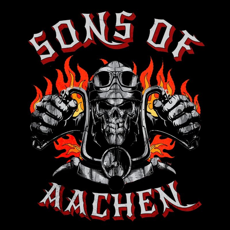 Aachen Biker Geschenk sons of Aachen