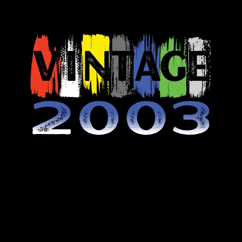 Fantastique depuis 2003 rétro 19th Bitrthday