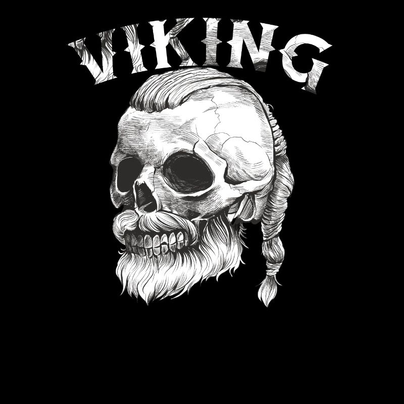 Odin Viking Cranium Krieger Wikingerschädel