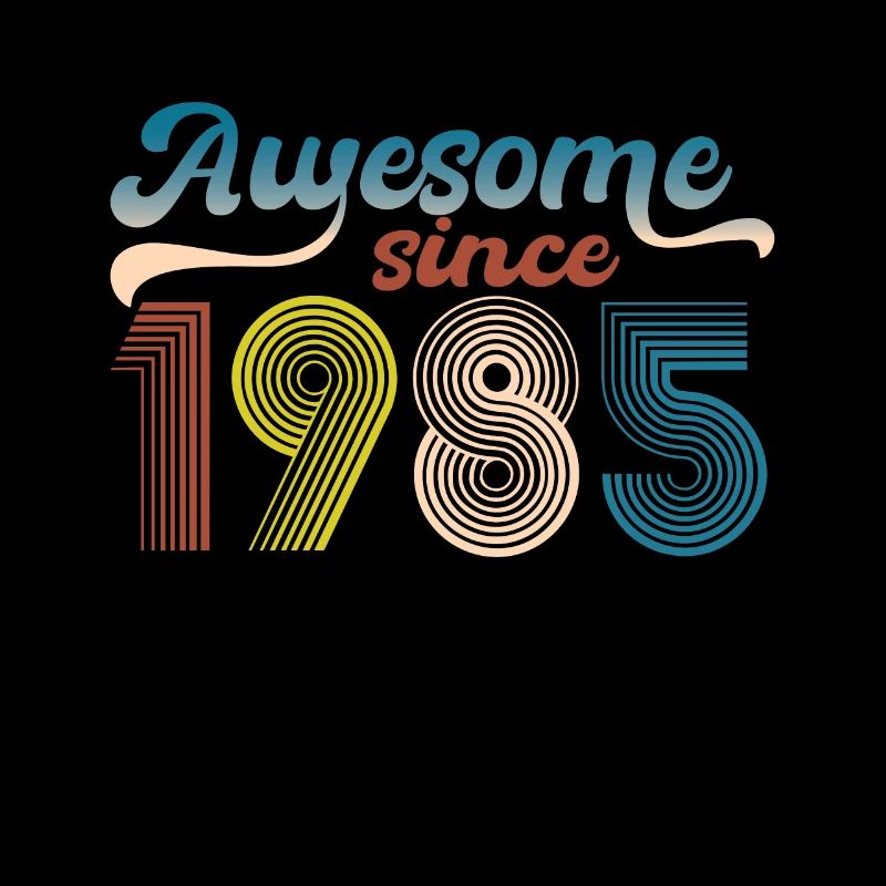 Vintage 1985 Retro Bitrthday Edition Limitée