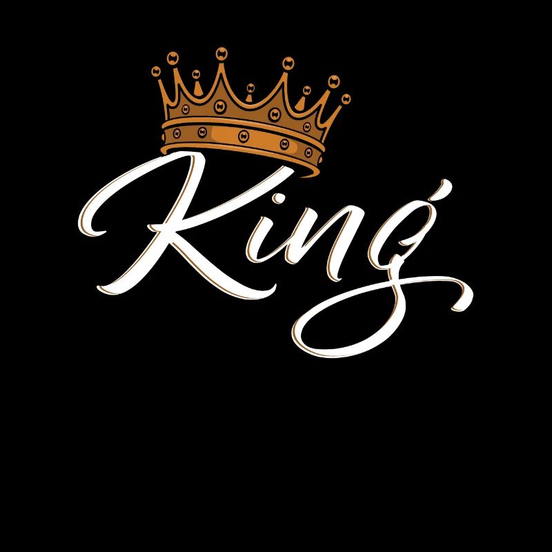 Krone Mit Schriftzug King