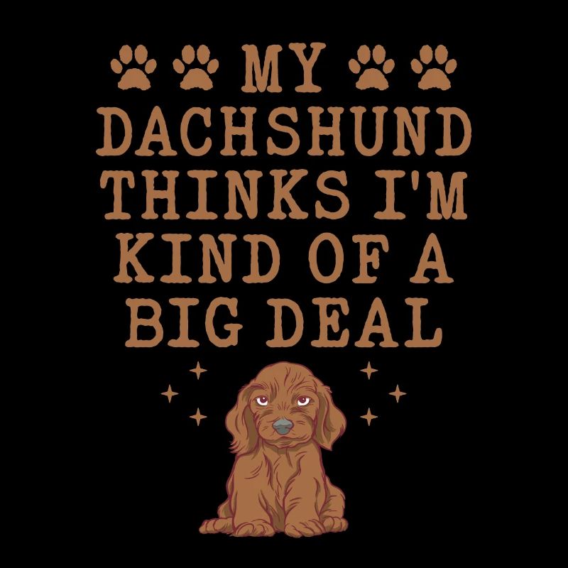 Mon teckel pense que je suis un peu un gros chien Lov