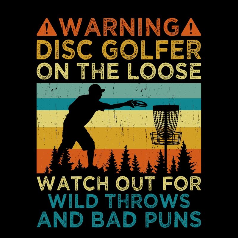 Disc Golf Player Disc Golfer Frisbee Player Par Pu