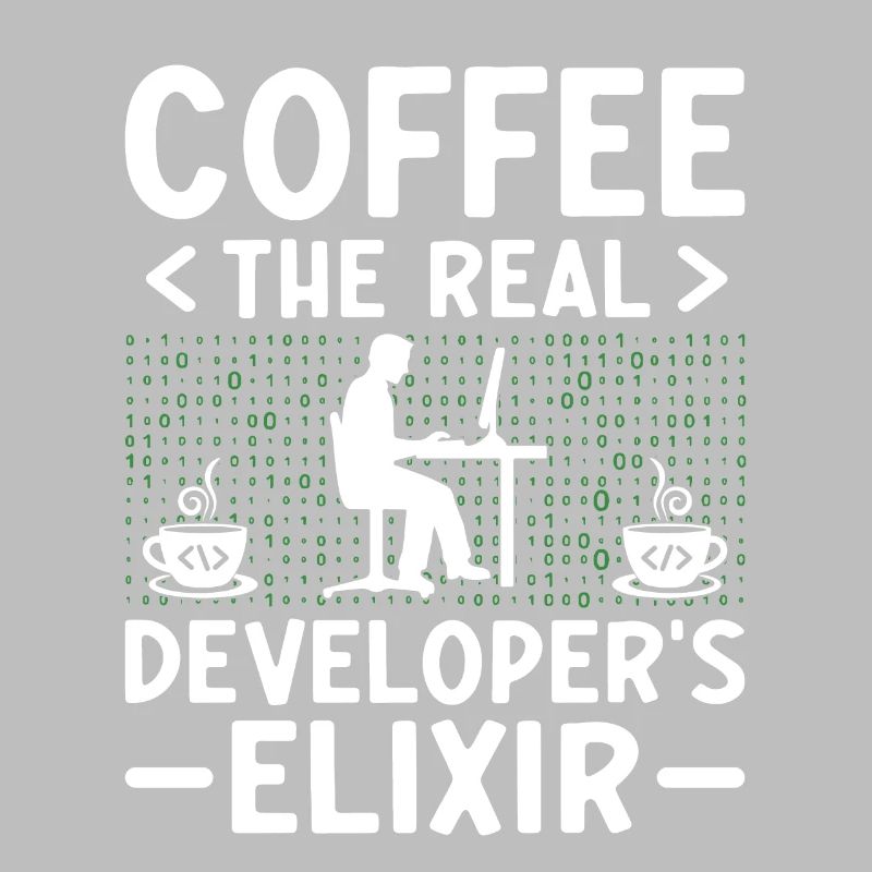 Kaffee-Codierung Programmierer Programmierer Entwickler Nerd Coff