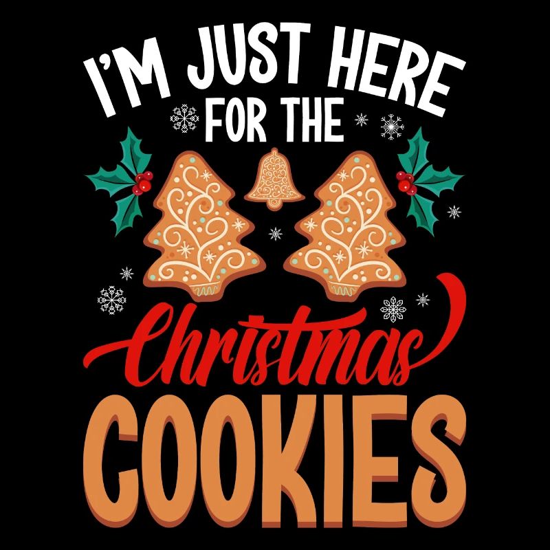 Je ne suis là que pour les biscuits de Noël