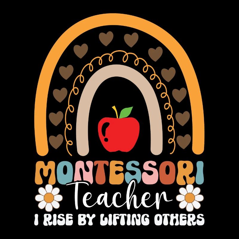 Montessori-lehrerin Ich Erhebe Mich, Indem Ich
