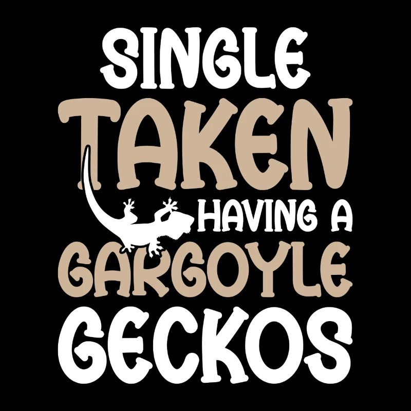 Single pris avec des geckos gargouilles