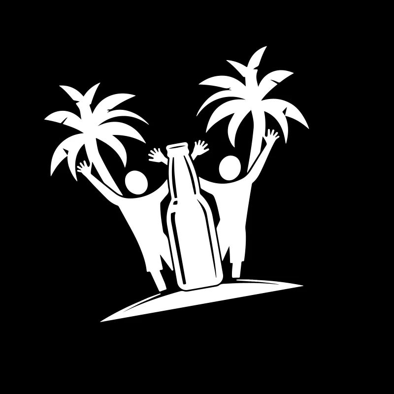 Fête sur la plage à boire
