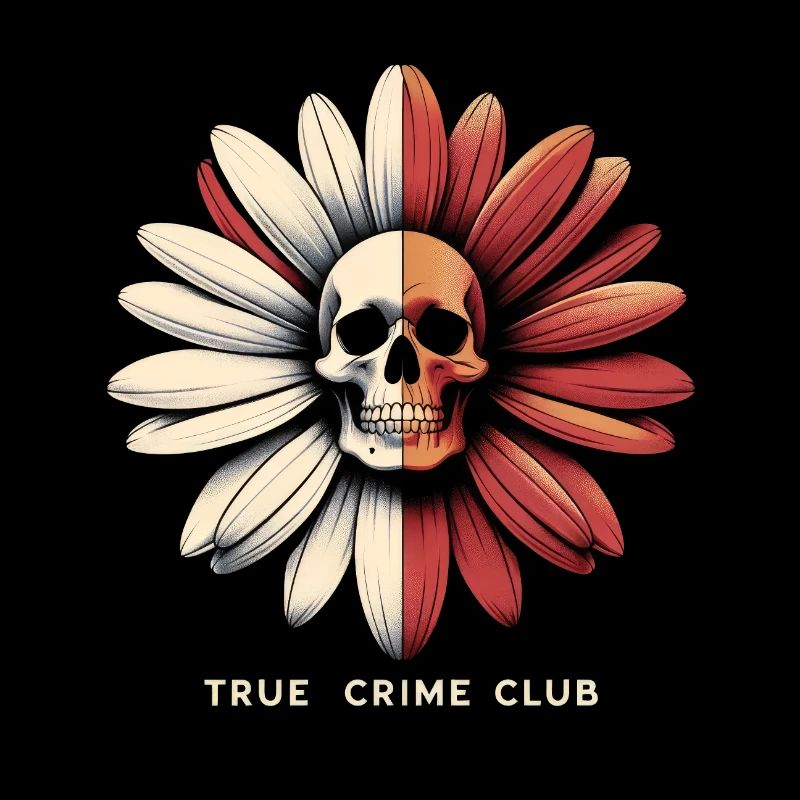 Fleur de crâne Noir