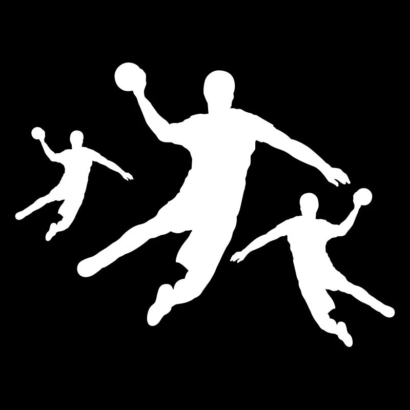 Trois joueurs de handball