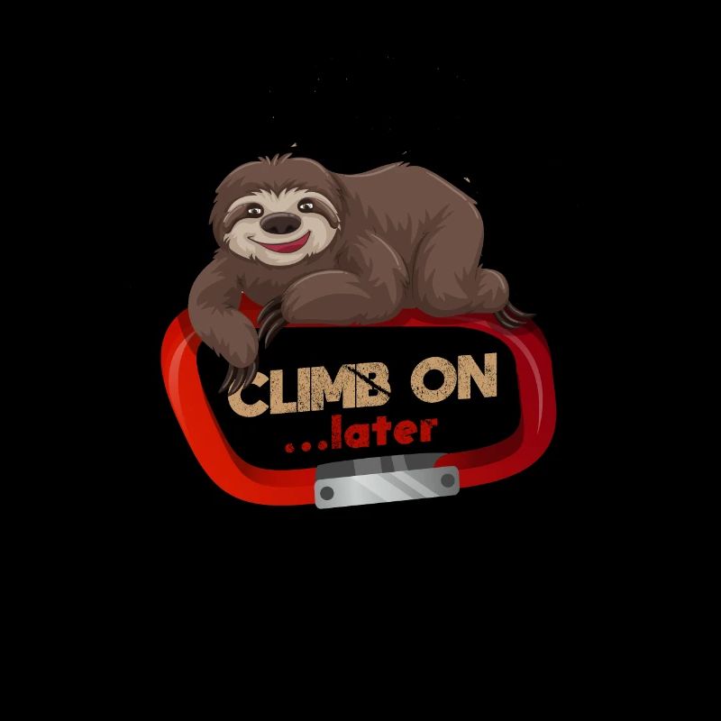 Climb on later sloth climbing funny