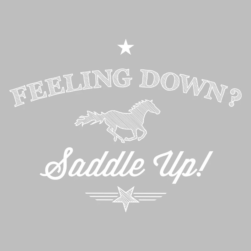Feeling Down Saddle Up - weiße Edition