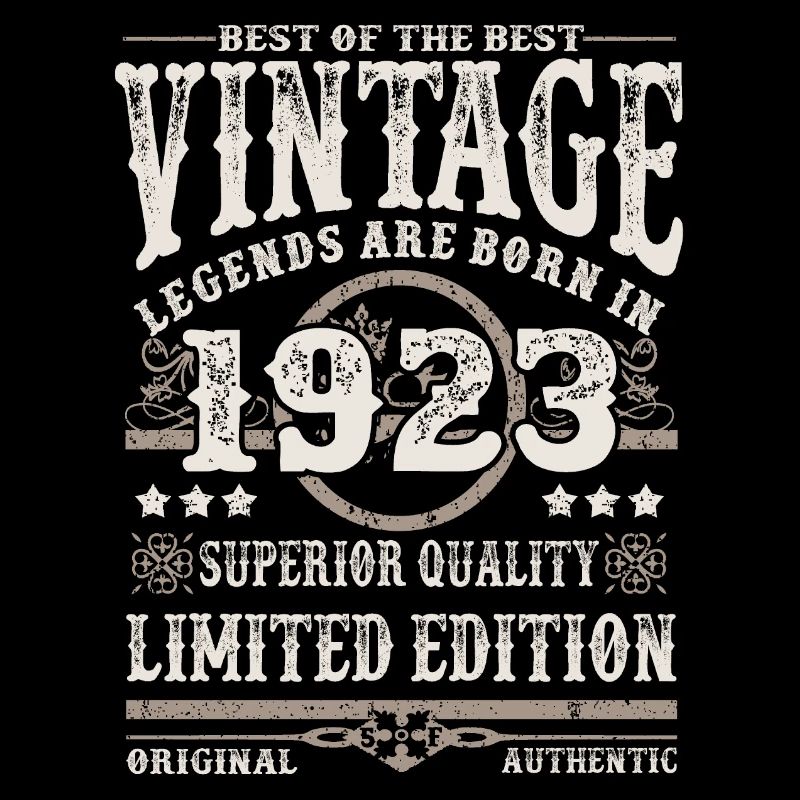 Legenden werden 1923 geboren