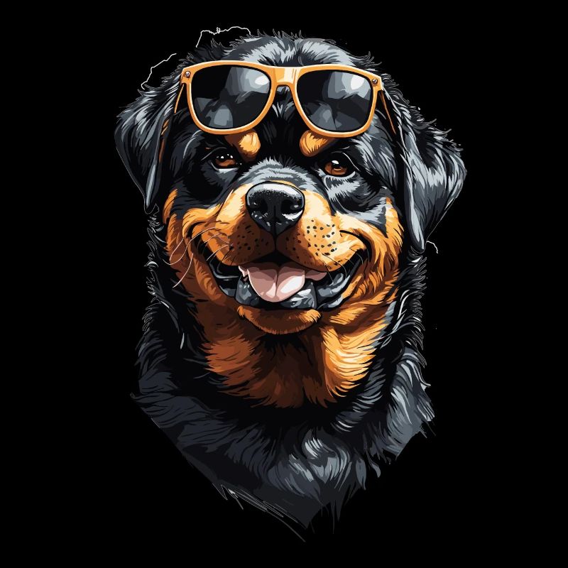 Cooler Rottweiler Freund Begleiter Hunde Design