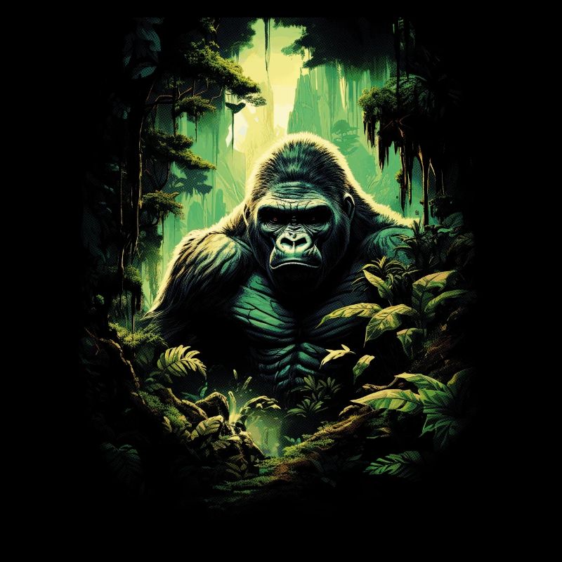 Gorilla Artwork Nature Animal