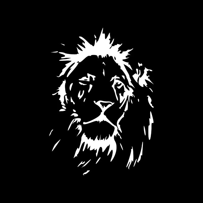 Lion in white