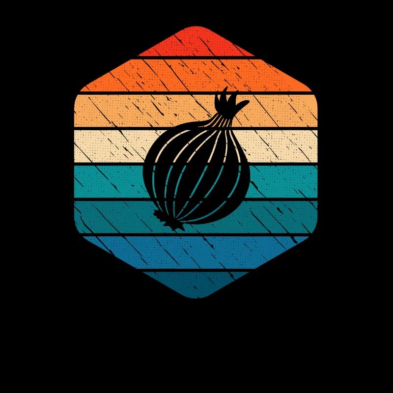 Onion Lover Retro Vegetables Vegan Gift idea