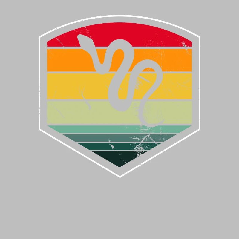 Snake Retro Reptile Python Idée cadeau