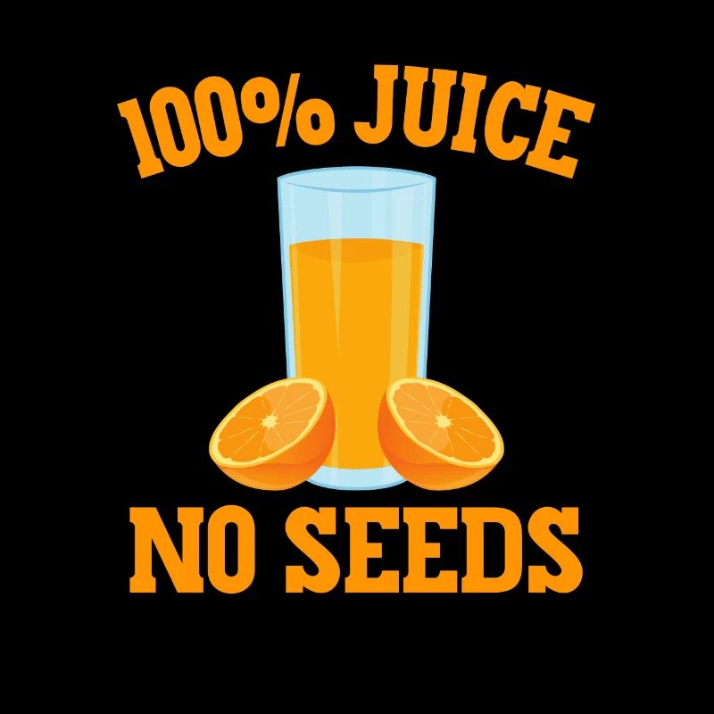 100% Jus Pas de graines 100% Drôle Vasectomie