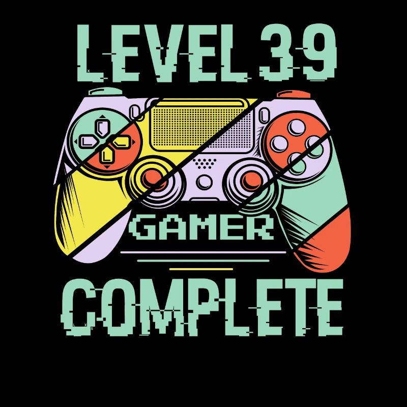 Level 39 Complete 39 Years Old Gamer Level 39 Complete