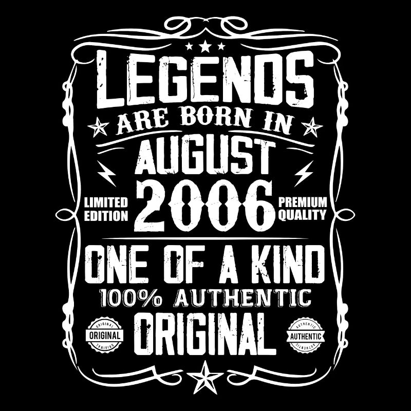 Legendary since August 2006 - Vintage August 2006