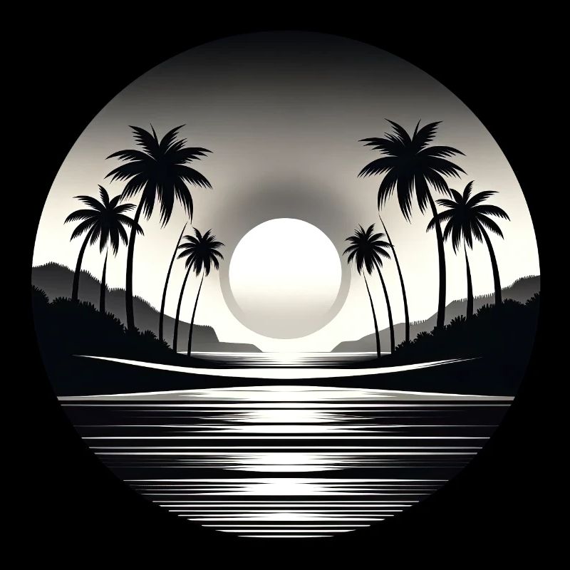 Escapade tropicale au clair de lune