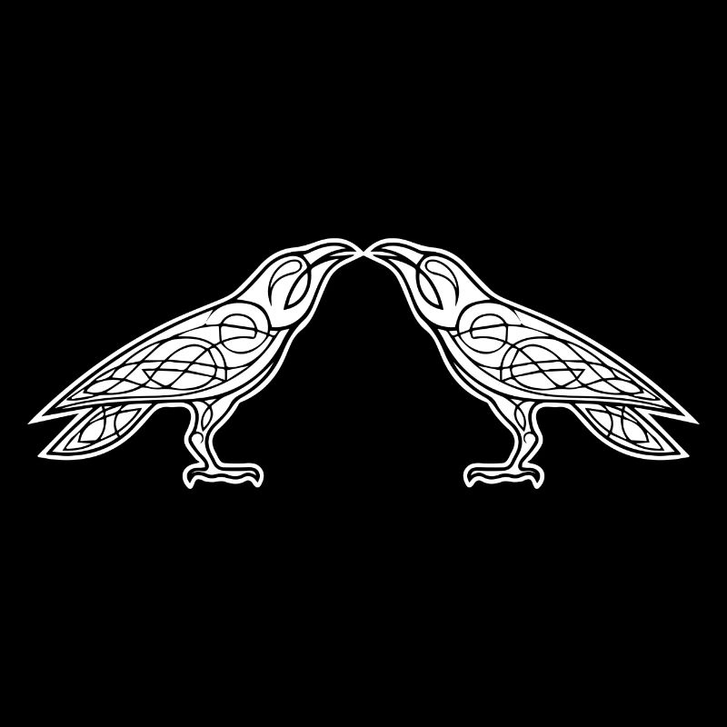 Hugin Munin Raben - Les deux corbeaux d'Odin