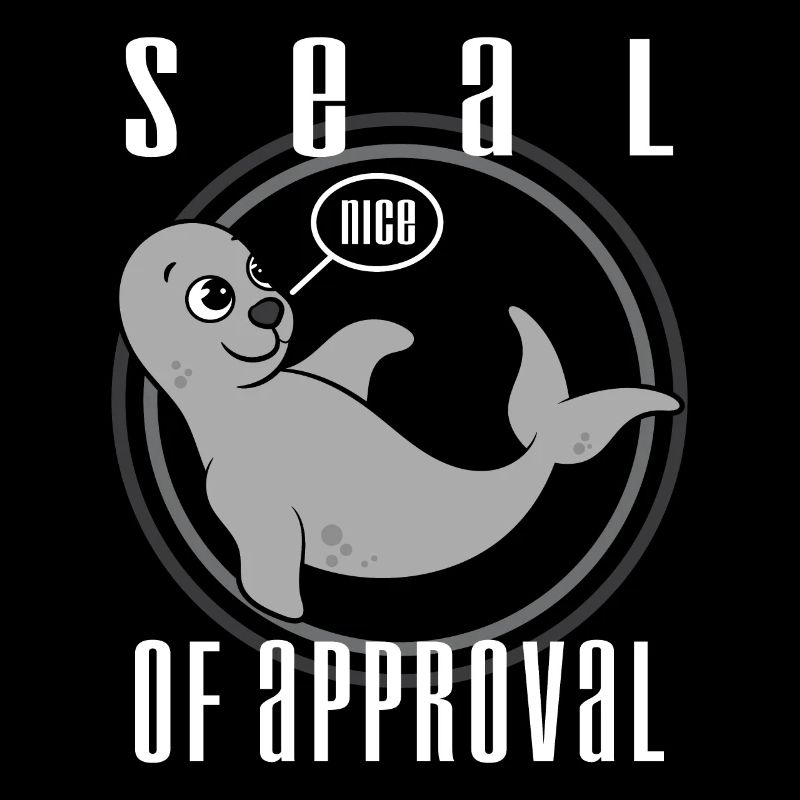 Impressionnant et tendance Tshirt Designs Sceau d'approbation