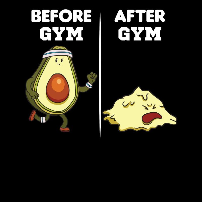 Avocado, Before And After Gym
