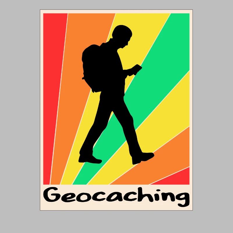 Geocaching poster Geocaching