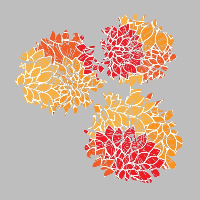 Blumen mit Blumen Muster