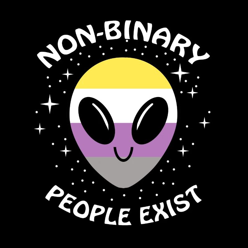 Non-Binary People Exist Nonbinary Pride