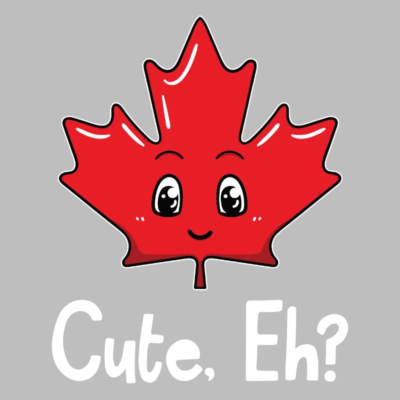 Feuille d'érable mignonne Eh Canada