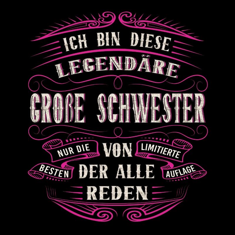 Große Schwester Ich bin diese legendäre Schwester