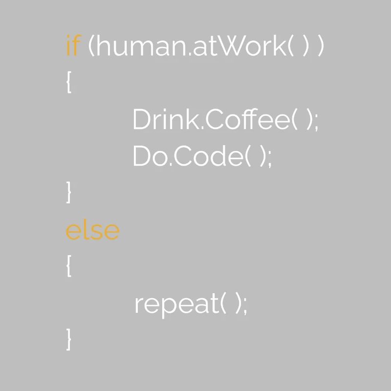 Programmierer Informatiker Kaffee Geschenk C# Java