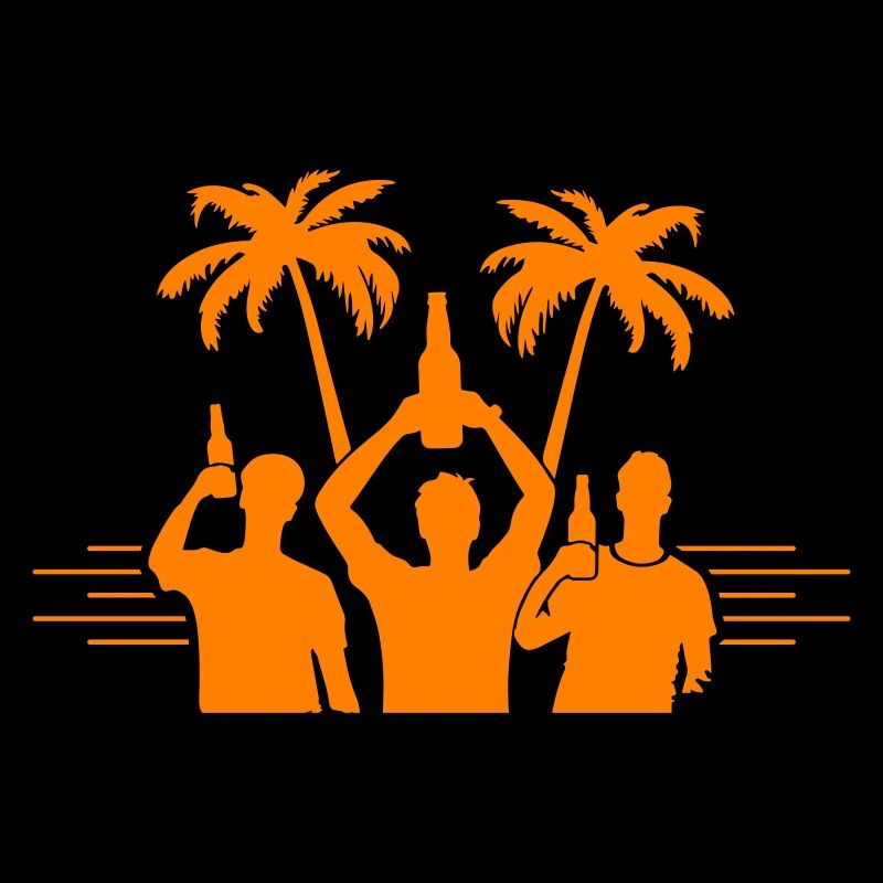 Party Strand Urlaub