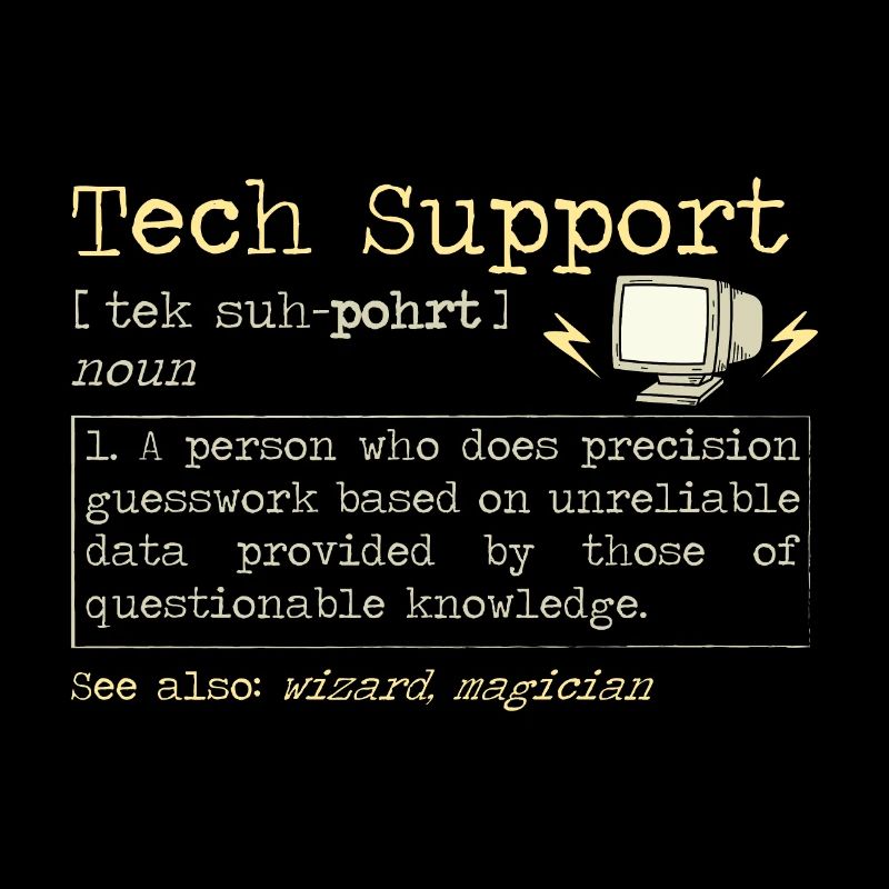 Tech Support | Ordinateur Helpdesk Technique Aide