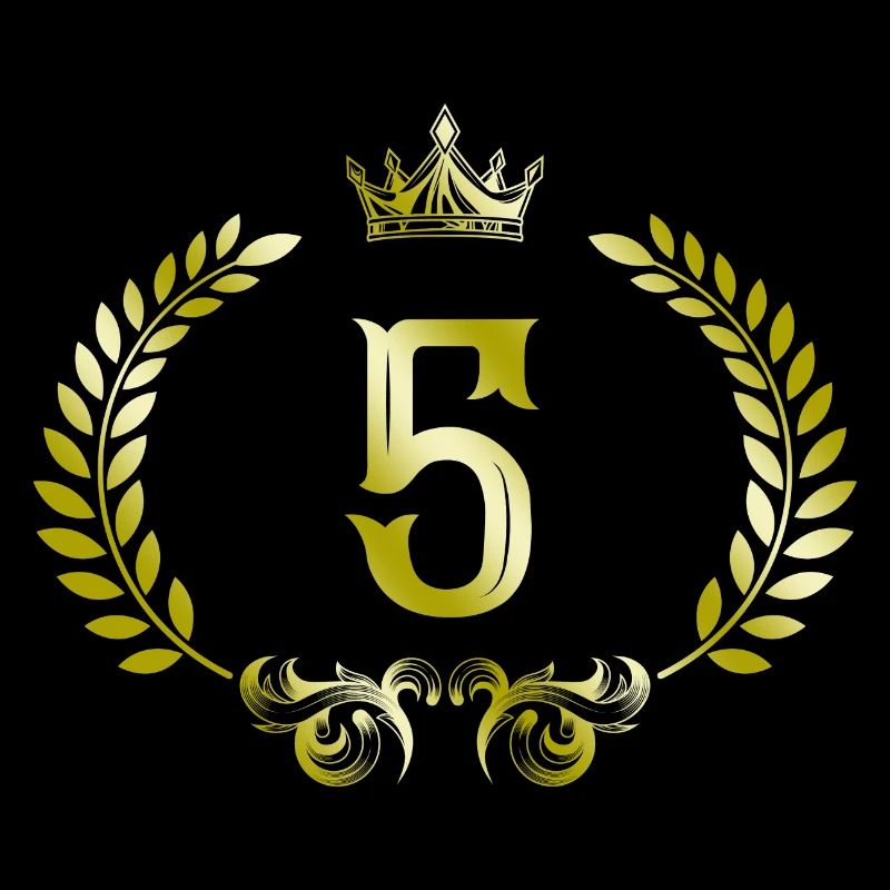 5 Number Wreath