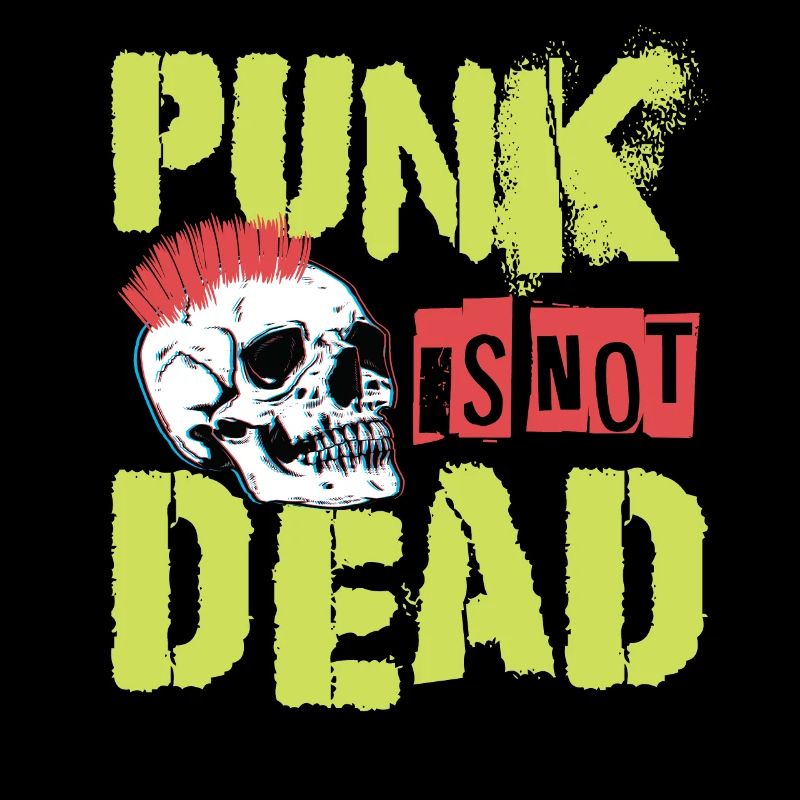 Punk Is Not Dead - Star Logo - Gothic Grunge - Con