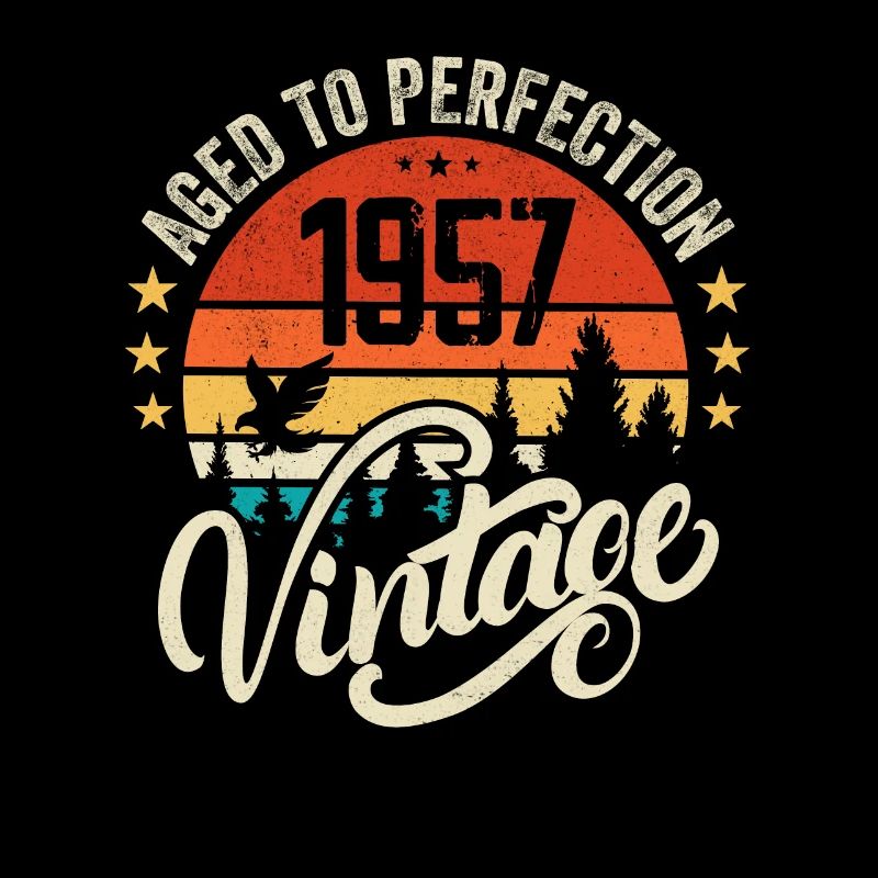 1957 Vintage - Birthday Gift 1957 Retro 1957