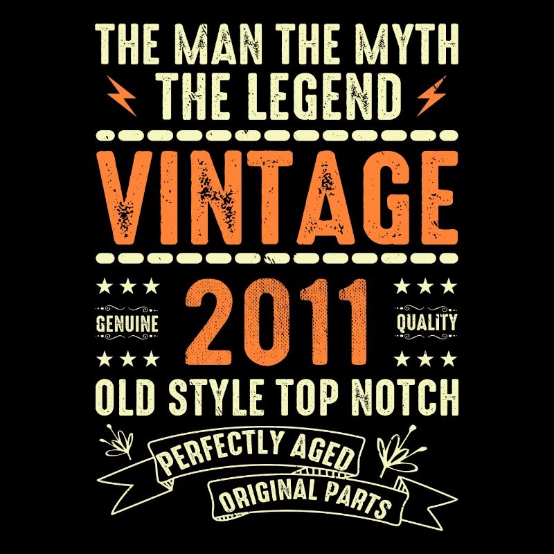 2011 Anniversary Gift Vintage 2011 Vintage 2011