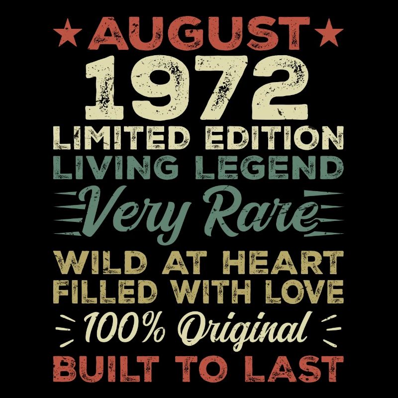 August 1972 - Gift idea for August 1972 - 1972