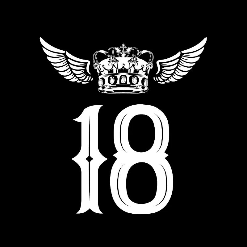 18 Zahl Krone