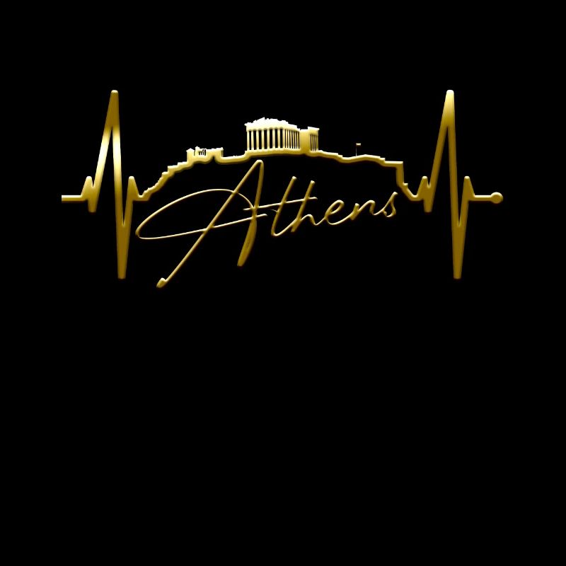 Athènes Skyline Heartbeat Grèce Acropole
