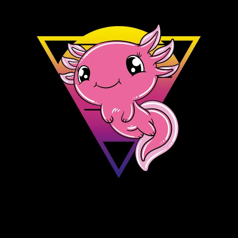 Axolotl mignon Axolotl drôle