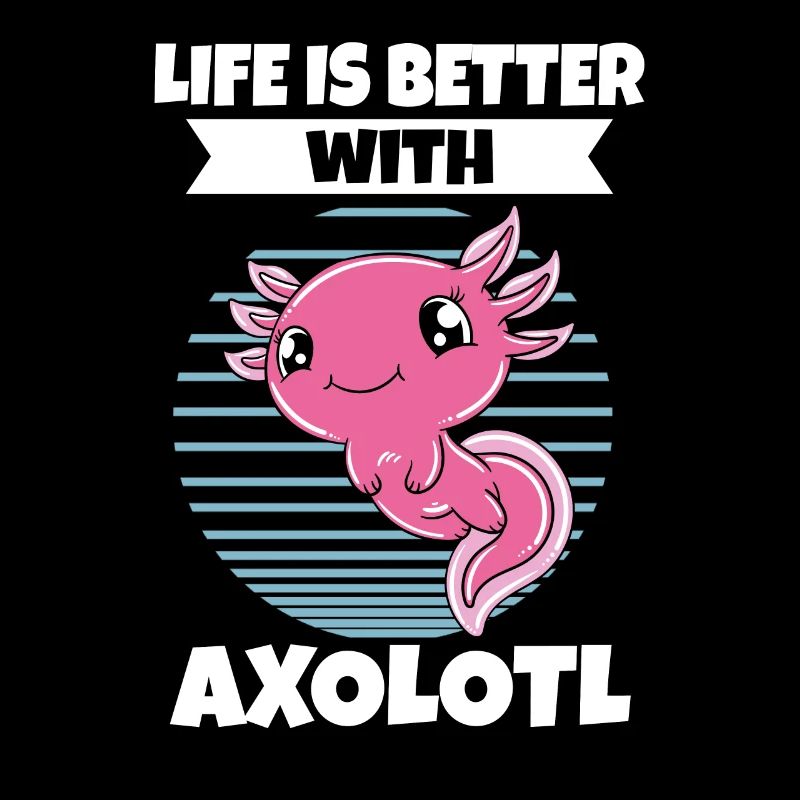 Axolotl drôle Axolotl mignon
